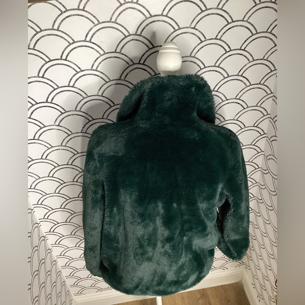 Odin Emerald Plush Teddy Jacket size medium - Picture 11 of 14